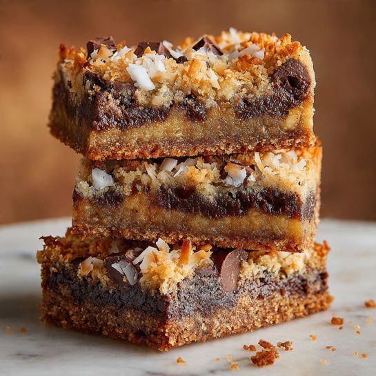 Pumpkin Gooey Bars with Chocolate Chips and Coconut Recipe