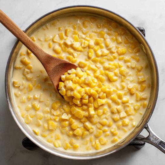 Creamed Corn with Honey and Chives Recipe
