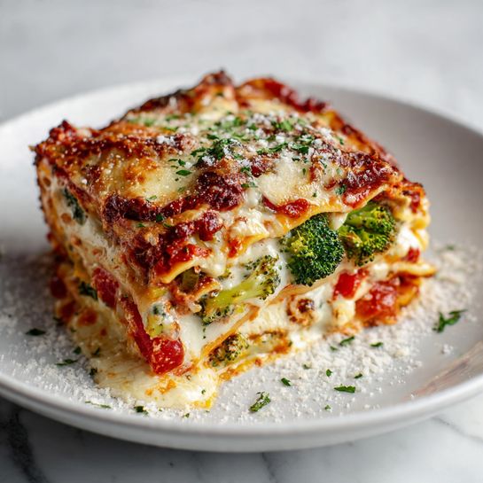 Roasted Vegetable Lasagna with Burrata Recipe
