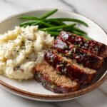 Air Fryer Classic Meatloaf with Tangy Glaze Recipe
