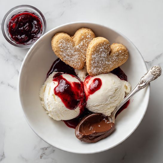 Mini Raspberry Nutella Heart Pies Recipe