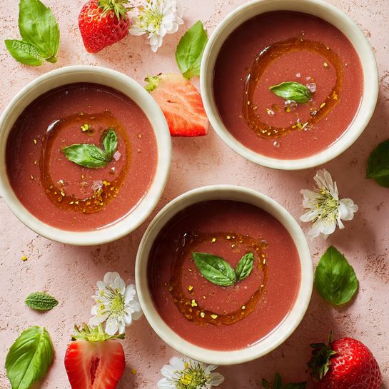 Strawberry Watermelon Gazpacho Recipe