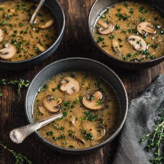 Vegan Cream of Mushroom Soup Recipe