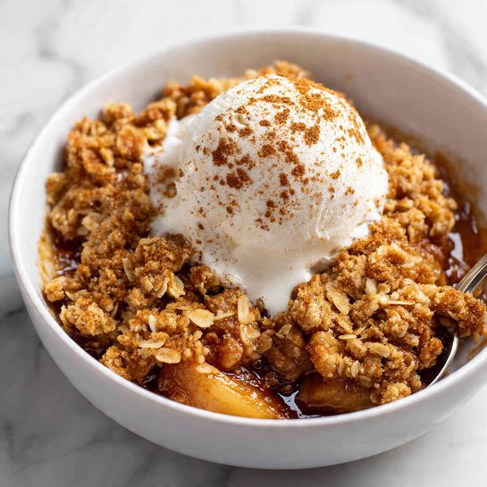 Chai Pear Crisp Recipe
