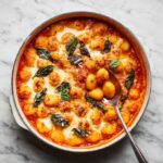 Baked Gnocchi with Tomato Cream Sauce and Burrata Recipe