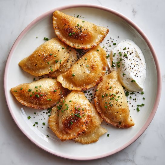 Roasted Sweet Potato and Fontina Pierogi Recipe