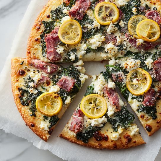 Meyer Lemon and Prosciutto Gourmet Pizza Recipe