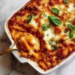 Cheesy Tomato Basil Baked Orzo Recipe