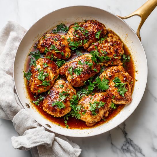 Chicken Marsala with Almond Green Beans Recipe