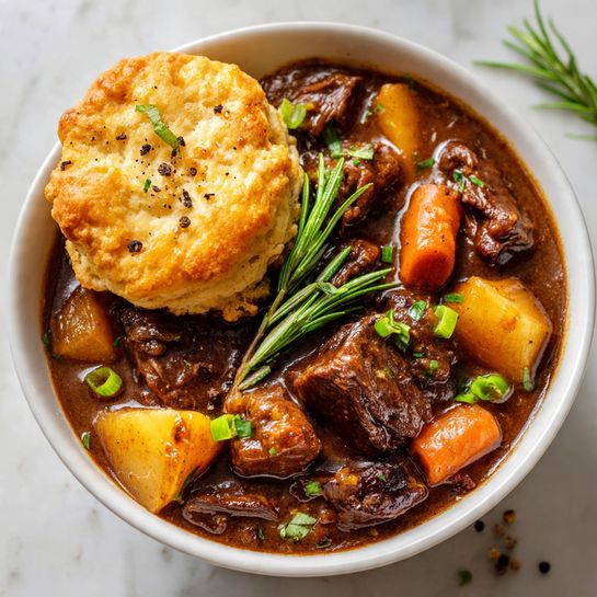 Irish Beef Stew with Herbed Dumplings Recipe