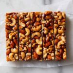 Dark Chocolate Nut Bars with Puffed Rice Recipe