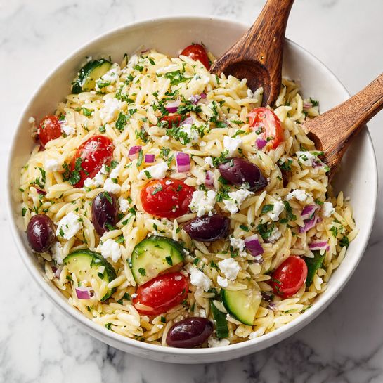 Greek Orzo Salad Recipe