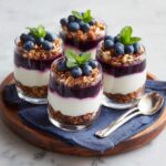 Blueberry Yogurt Parfaits with Cinnamon Granola Recipe