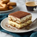 Creamy Tiramisu with Coffee-Soaked Lady Fingers and Cocoa Dust Recipe