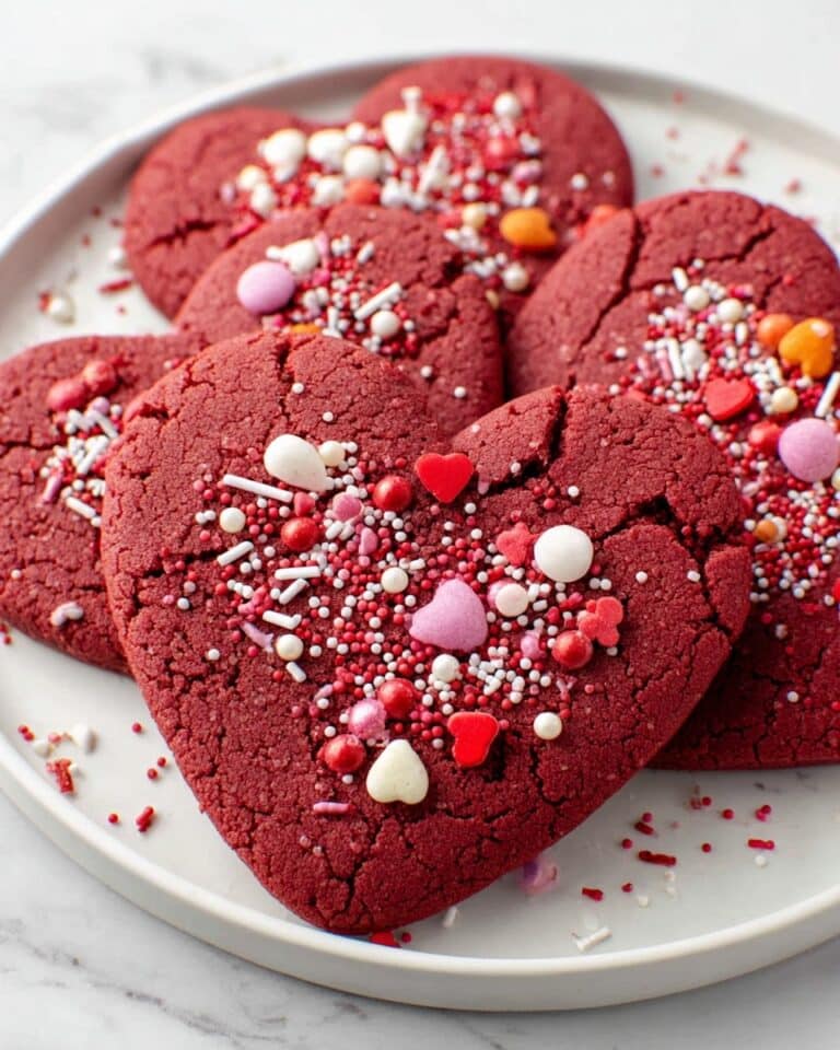 Red Velvet Heart Cake Mix Cut Out Cookies Recipe