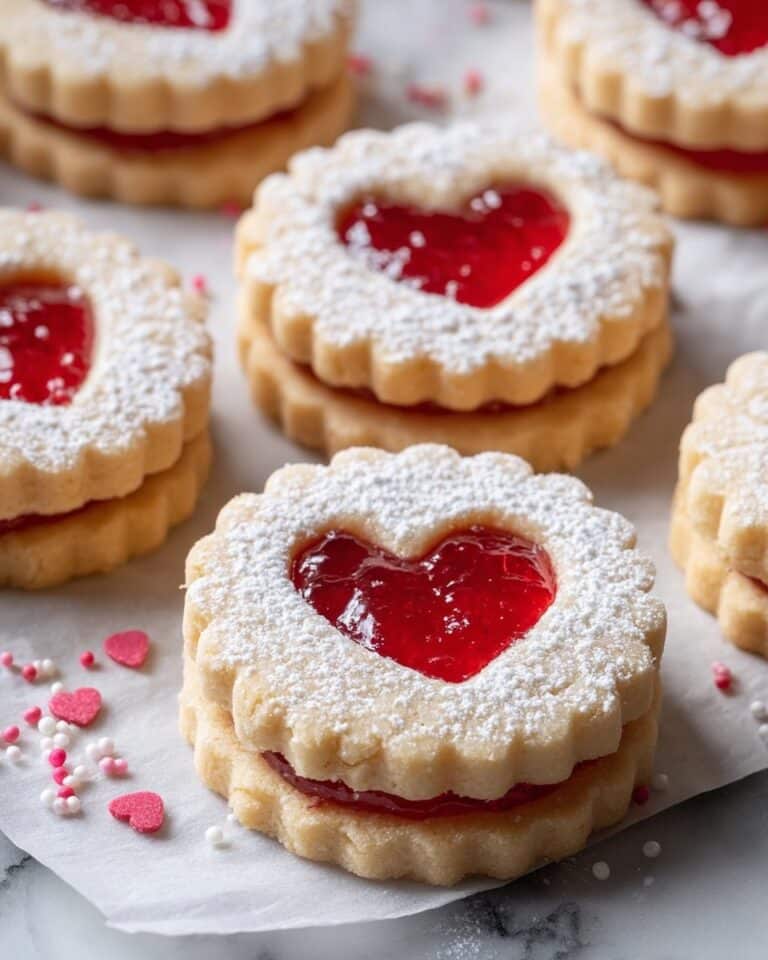 Raspberry Linzer Cookies Recipe