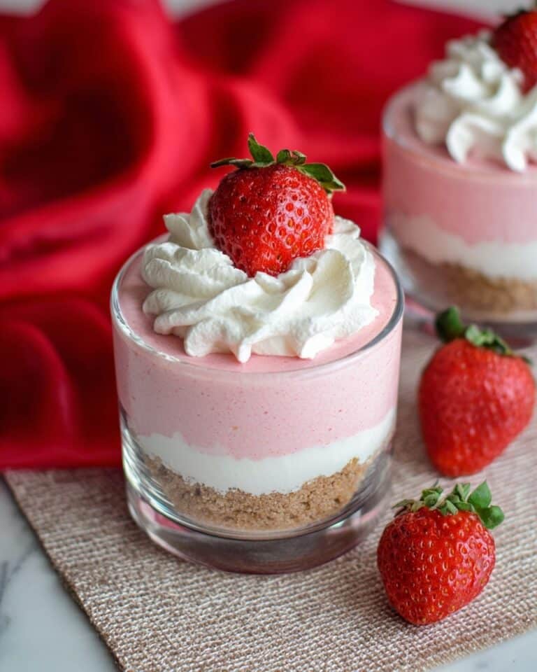 Dark Chocolate Strawberry Mousse Parfaits Recipe