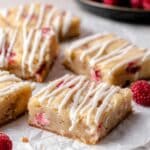 Raspberry and White Chocolate Blondies Recipe