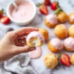 Strawberry Cream Puffs with Mascarpone Filling and Strawberry Ganache Recipe