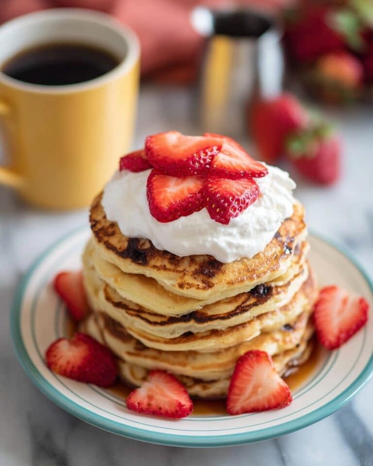 Strawberry Chocolate Chip Pancakes Recipe