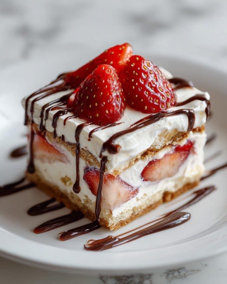 Strawberry Icebox Cake Recipe