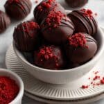 Chocolate-Covered Red Velvet Cake Truffles Recipe