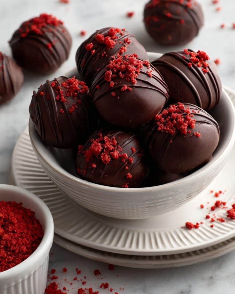 Chocolate-Covered Red Velvet Cake Truffles Recipe