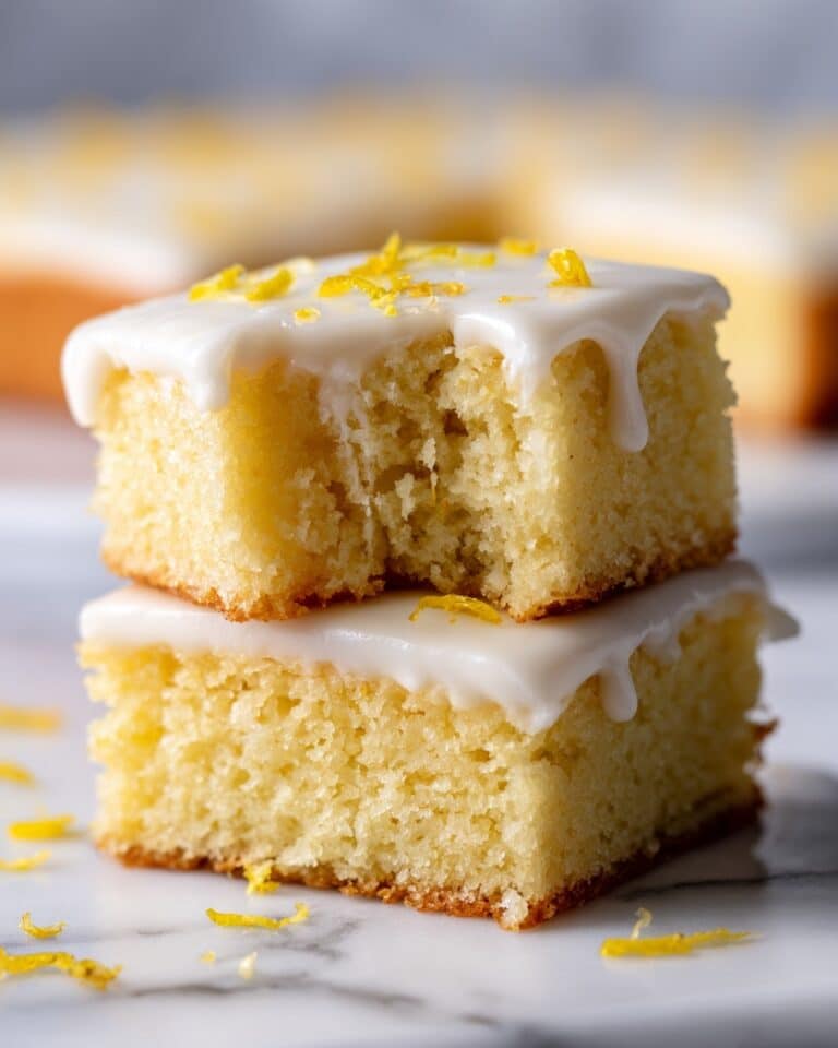 Easy Lemon Brownies Recipe