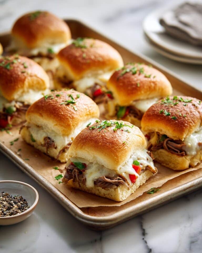 Philly Cheesesteak Sliders Recipe