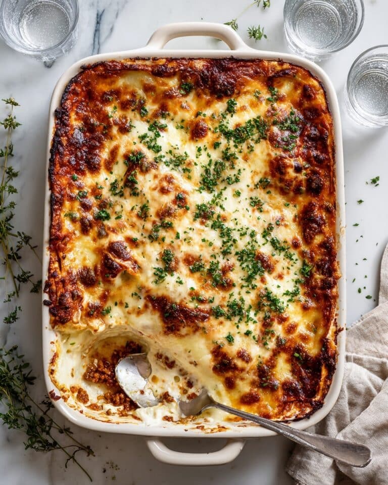 Spaghetti Alfredo Casserole Recipe