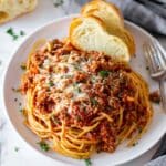 Baked Spaghetti with Ground Beef and Melty Mozzarella Recipe
