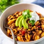 One Pot Taco Pasta Recipe