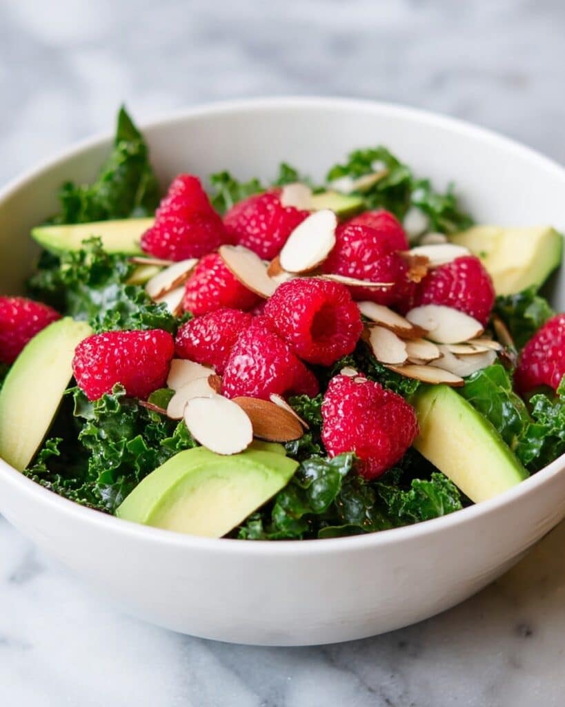 Kale Avocado Salad with Citrus Dressing Recipe
