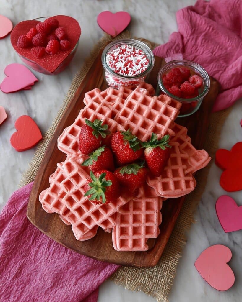 Valentine’s Day Waffles Recipe