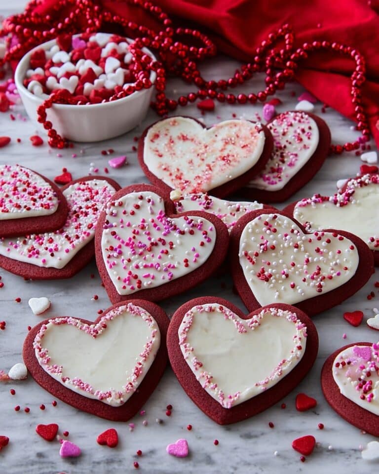 Red Velvet Heart Cookies Recipe