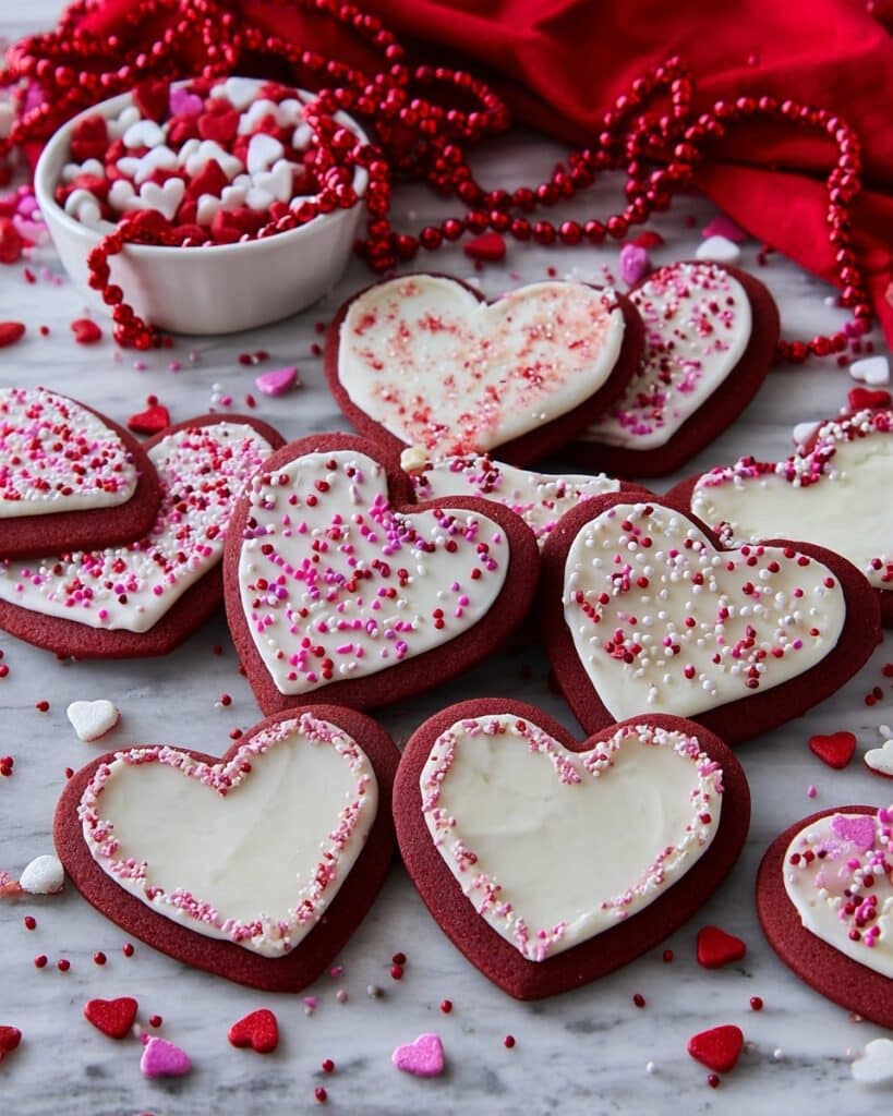 Red Velvet Heart Cookies Recipe