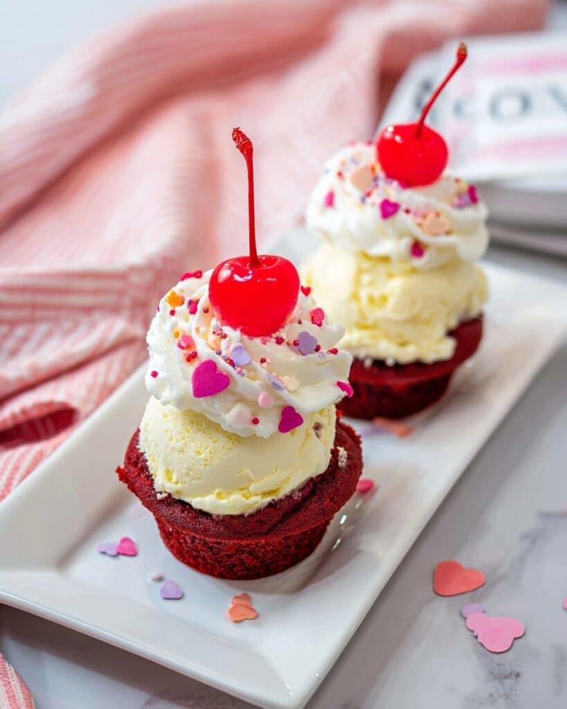 Red Velvet Brownie Cups Recipe