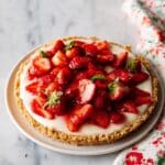 Strawberry White Chocolate Mousse Tart Recipe
