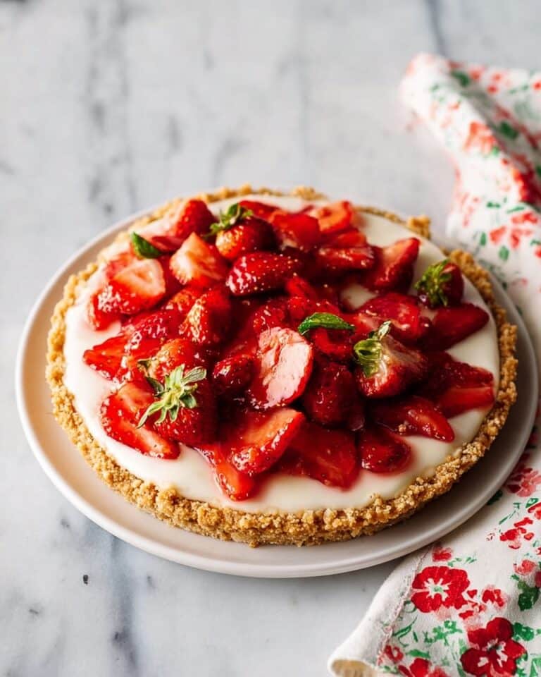 Strawberry White Chocolate Mousse Tart Recipe