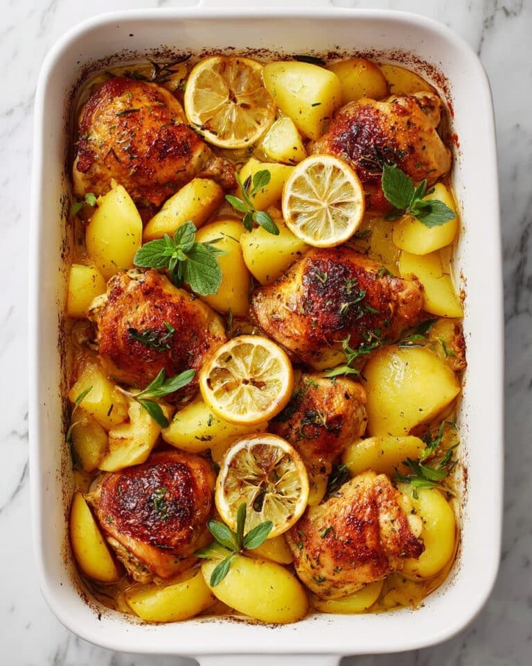 Greek Lemon Chicken and Potatoes Recipe