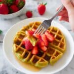 Blender Green Smoothie Waffles Recipe