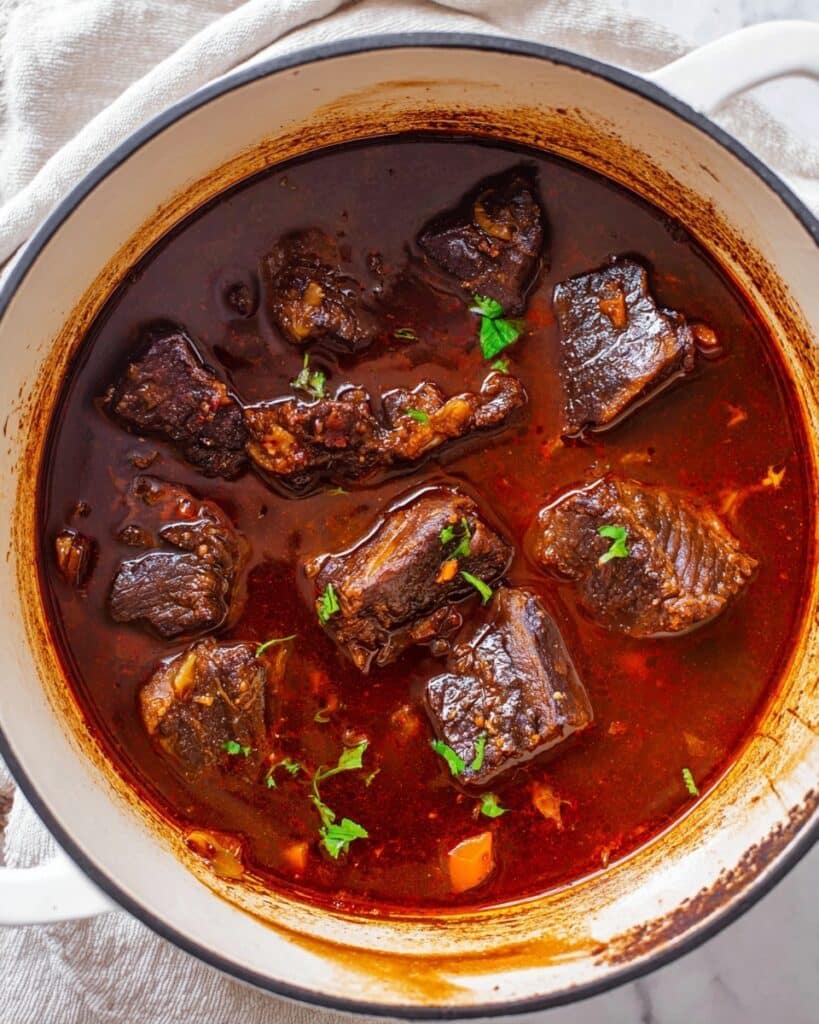 Braised Short Ribs in Red Wine and Balsamic Recipe