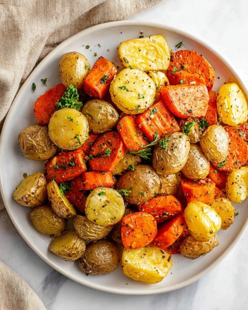 Roasted Potatoes and Carrots Recipe