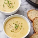 Instant Pot Potato Leek Soup Recipe