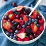 Berry Fruit Salad with Lime and Honey Recipe