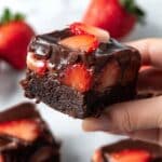 Chocolate Covered Strawberry Brownies Recipe