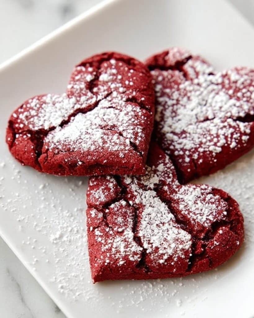 Red Velvet Crinkle Cookies Recipe