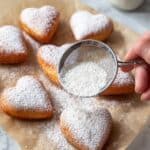 Heart Shaped Fried Donuts Recipe