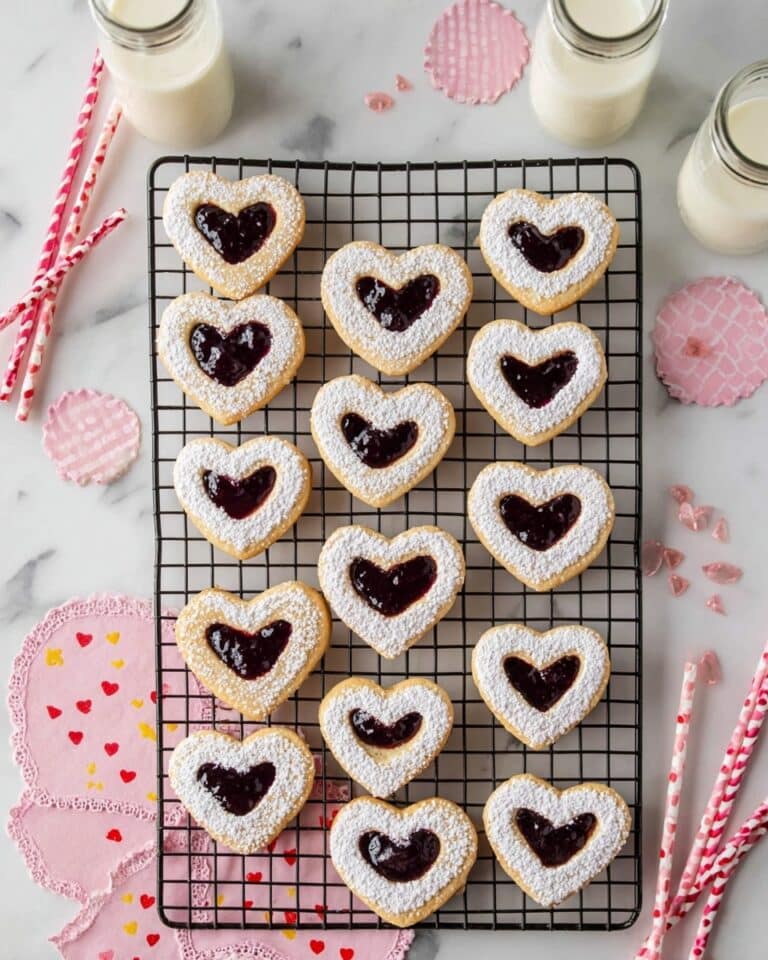 Classic Raspberry Linzer Heart Cookies Recipe