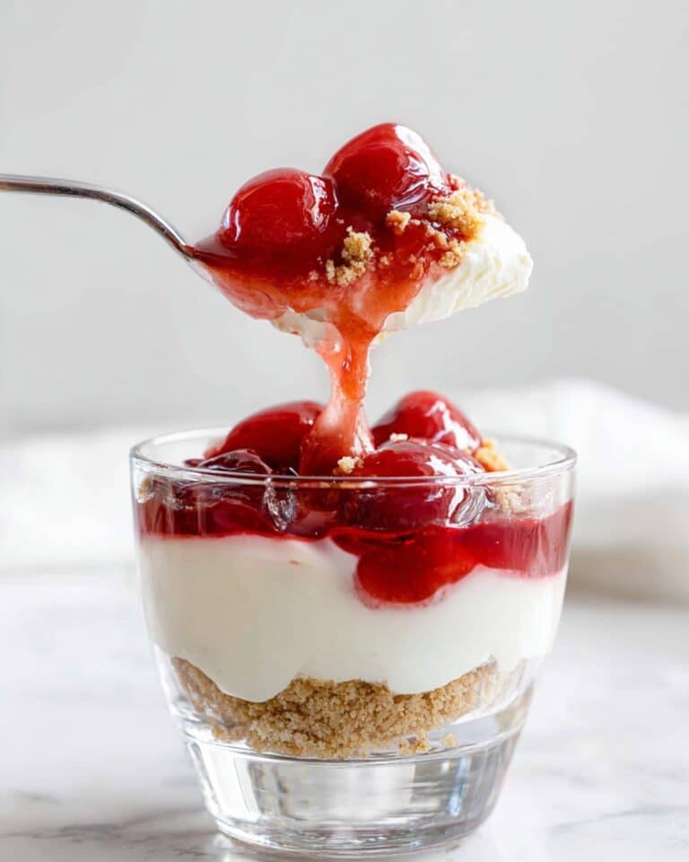No-Bake Cherry Cheesecake Parfaits Recipe